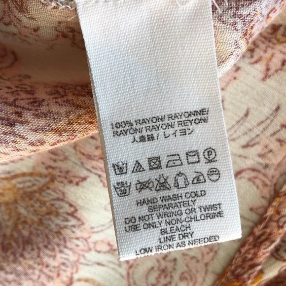 Free People Lady Luck Boho Tunic Ivory Combo M - Picture 10 of 16